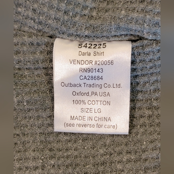 KWOT Darla Outback Trading Company Jacket - Size L - Picture 13 of 13